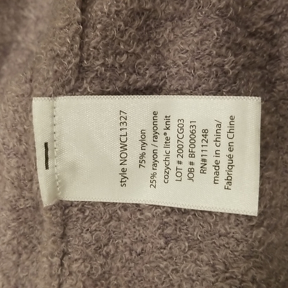 💕BARFOOT DREAMS💕 CozyChic Lite Long Cardigan ~ Lavender Haze Small S NWOT - Picture 9 of 10